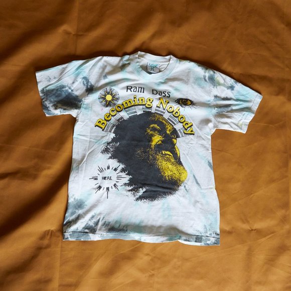 Online Ceramics Ram Dass "Becoming Nobody" Tee Size Large - Picture 1 of 5